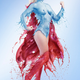 Image for article titled Famous superheroines wearing suits made of liquid paint look really cool